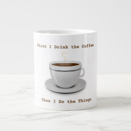 まずコーヒーを飲む…ジャンボマグ ジャンボコーヒーマグカップ