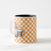 まずコーヒーを飲む ツートーンマグカップ (正面左)