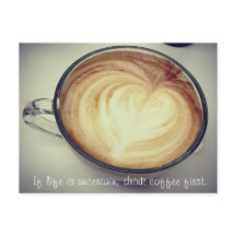 まずコーヒーを飲む