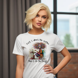 まずコーヒーを飲む Tシャツ