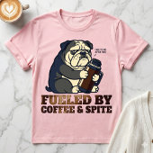 まずコーヒーを。で、後から大人になる。イライラチワワ Tシャツ