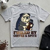 まずコーヒーを。で、後から大人になる。イライラチワワ Tシャツ