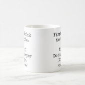 まずコーヒー、その後に弁護士仕事 笑 コーヒーマグカップ (中央)