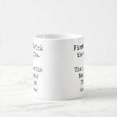 まずコーヒー その後に整備 おもしろ雑貨 コーヒーマグカップ (中央)