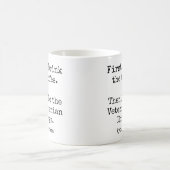 まずコーヒー、その後に獣医さんの仕事 楽しい コーヒーマグカップ (中央)