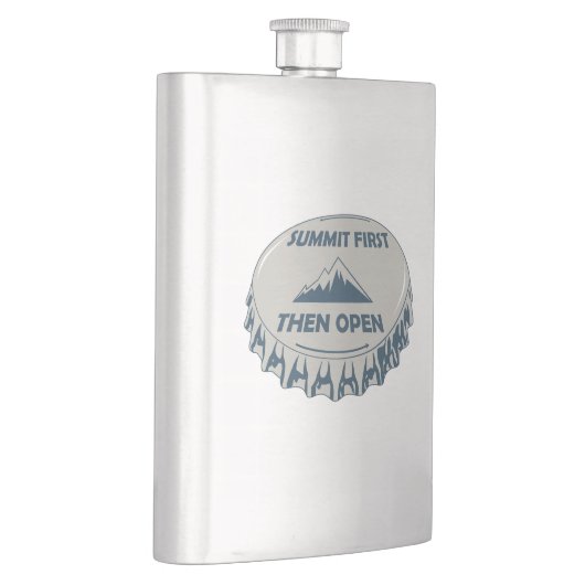 まずサミットを開く フラスク (右)