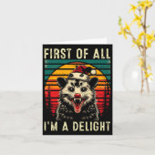 まず最初に私は喜びオポ怒ッサムChである カード (黄色い花)