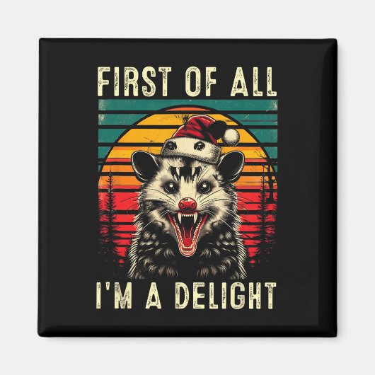 まず最初に私は喜びオポ怒ッサムChである マグネット (正面)