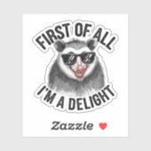 まず最初に私はDelight Opossum Vinyl シール (シート)