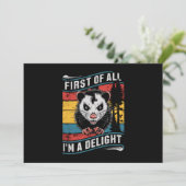 まず最初に私はPossumの喜びおもしろいである 招待状 (スタンド正面)