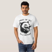 まず最初に、私は喜びを与える存在 Tシャツ (正面フル)