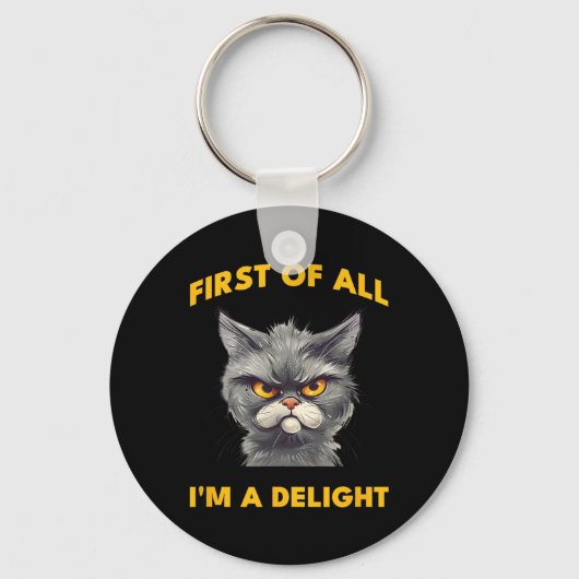 まず第一に僕は皮肉おもしろいで怒す キーホルダー (正面)