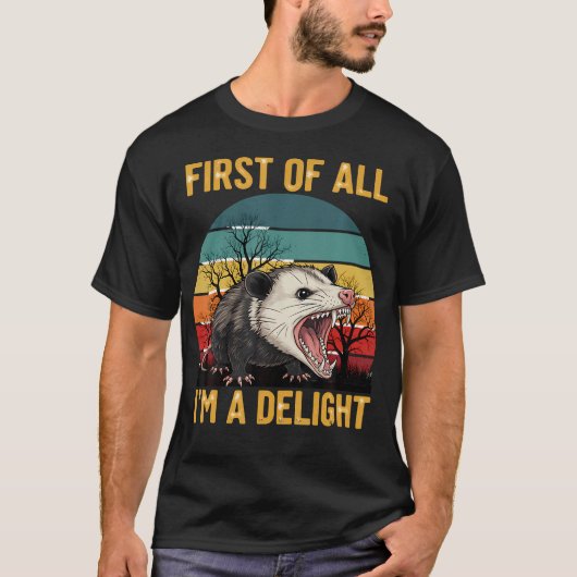 まず第一に私は楽しい怒り Tシャツ (正面)