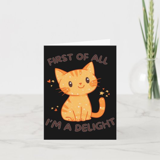 まず第一に カード (正面)