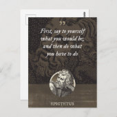 まず自分の身の上を言い、それから ポストカード (正面/裏面)