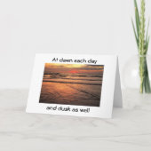 まず、私の頭の中で、そしてハートの「恋しく思あなた」の中で カード (正面)