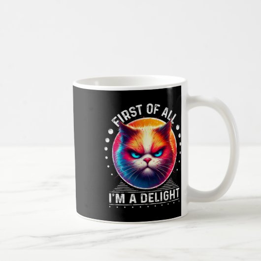 まずIのDelight Cat 怒 Cat 1 コーヒーマグカップ (右)