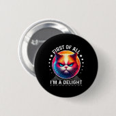 まずIのDelight Cat 怒 Cat 1 缶バッジ (正面&裏面)