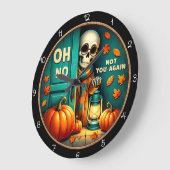 またあなたですかハロウィン ラージ壁時計 (傾斜)