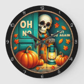 またあなたですかハロウィン ラージ壁時計 (正面)