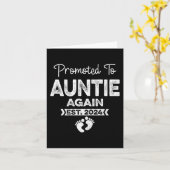 またおばさんに 2024年 妊娠発表1 カード (黄色い花)