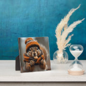 またおやつを盗み食いしてしまった - リス Ai 画像 フォトプラーク (インサイチュ)
