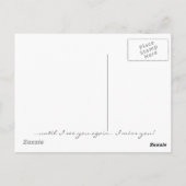 またお目にかかるまで：はがき ポストカード (裏面)