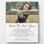 またお葬式の写真に出会うまで フォトプラーク (正面)