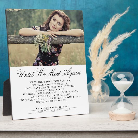 またお葬式の写真に出会うまで フォトプラーク (側面)