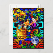 またねワニ ポストカード (正面/裏面)