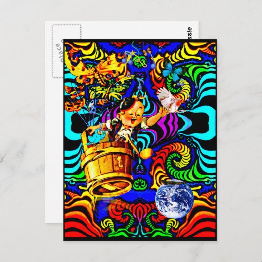 またねワニ ポストカード (正面/裏面)