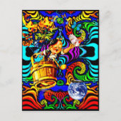 またねワニ ポストカード (正面)