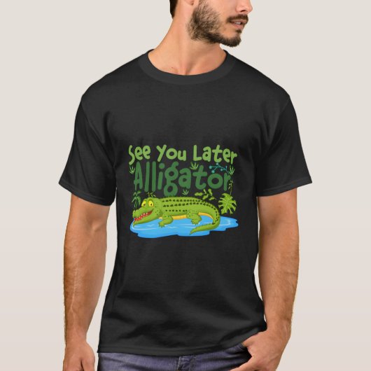 またねワニ Tシャツ (正面)