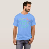 またね先生 面白い子供ワニ 最終日 Tシャツ (正面フル)