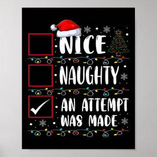 またはいけないいおもしろい試みがクリスマにされた ポスター