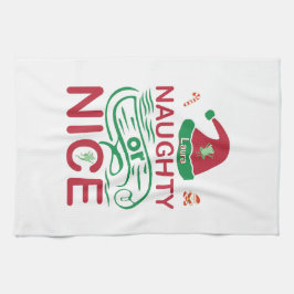 またはいけなサンタデザインの素敵なクリスマスカエル キッチンタオル