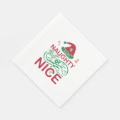 またはいけなサンタデザインの素敵なクリスマスカエル スタンダードランチョンナプキン (角)