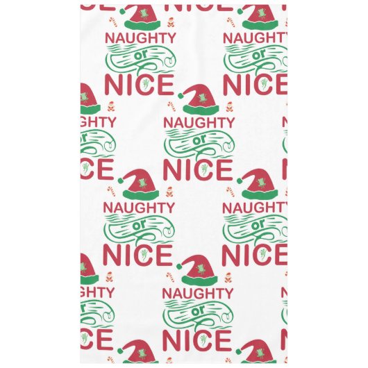 またはいけなサンタデザインの素敵なクリスマスカエル テーブルクロス (正面)