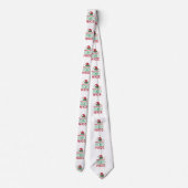 またはいけなサンタデザインの素敵なクリスマスカエル ネクタイ (裏面)