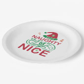 またはいけなサンタデザインの素敵なクリスマスカエル ペーパープレート (アングル)