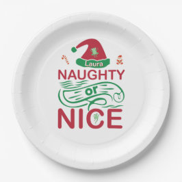 またはいけなサンタデザインの素敵なクリスマスカエル ペーパープレート