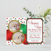 またはいけなナイスクリスマスフラットホリデーカード シーズンカード (スタンド正面)