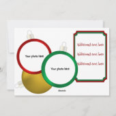 またはいけなナイスクリスマスフラットホリデーカード シーズンカード (裏面)