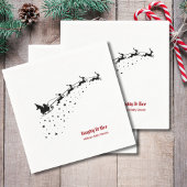 またはいけなナイスサンタズスレイトインデア スタンダードカクテルナプキン