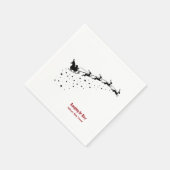 またはいけなナイスサンタズスレイトインデア スタンダードカクテルナプキン (角)