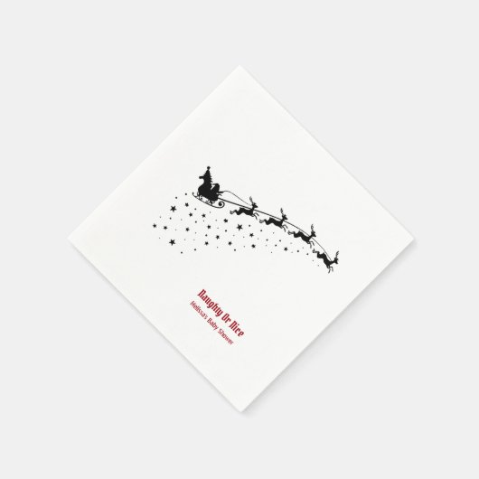 またはいけなナイスサンタズスレイトインデア スタンダードカクテルナプキン (角)