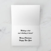 またはいけなニース5" x 7"折り曲げ シーズンカード (内部)