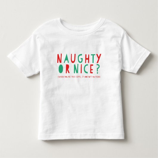 またはいけなニース |ホリデーToddler Tシャツ (正面)