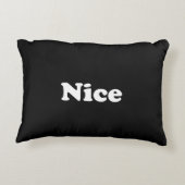 またはいけなニース、両面、白黒 アクセントクッション (裏面)