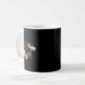 またはいけなニースKrampusとサンタクリスマス1 コーヒーマグカップ (正面左)